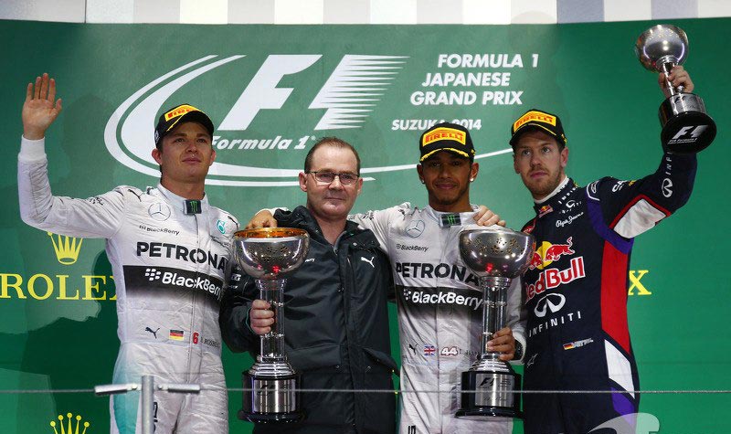 Формула-1. Гран-при Японии. Подиум