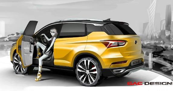 2016 GAC GS4 (предварительное изображение)