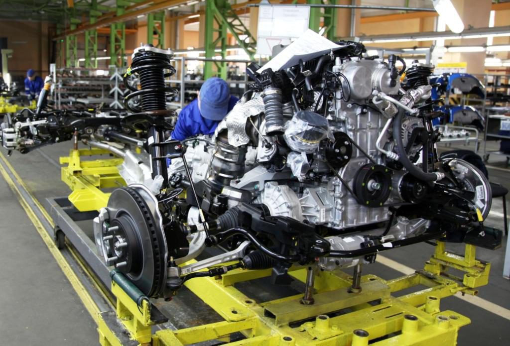 Производство Kia Stinger на заводе "Автотор"