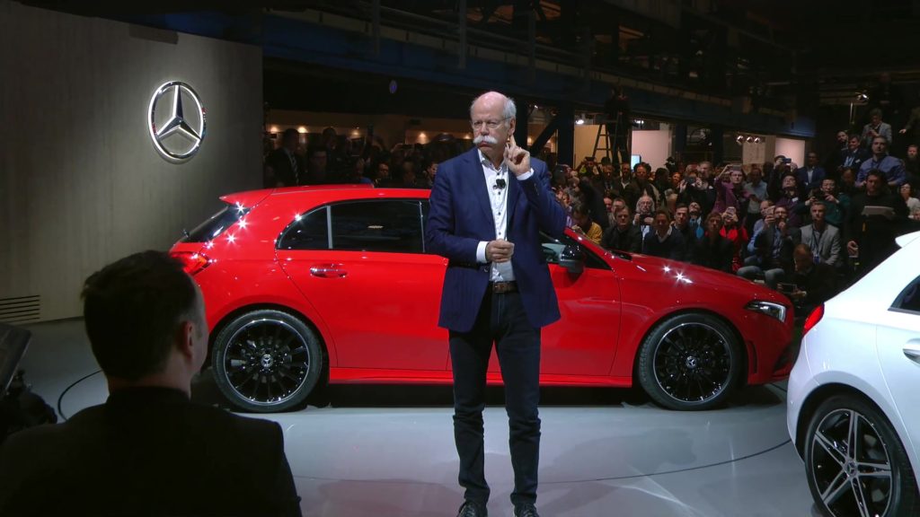 Дитер Цетше и 2018 Mercedes-Benz A-class