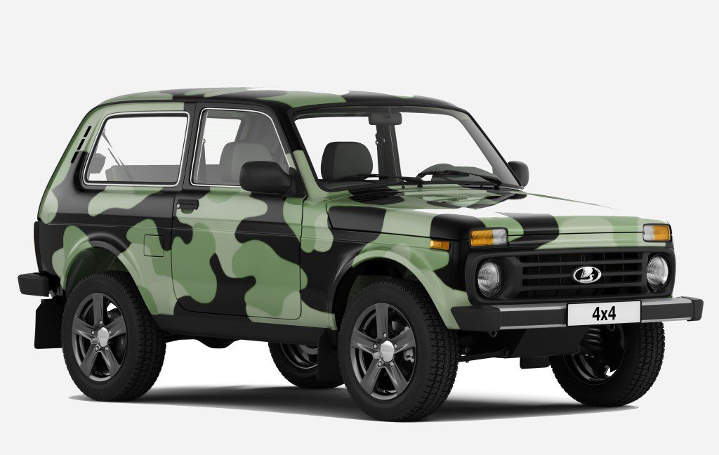 Камуфляжная Lada 4x4