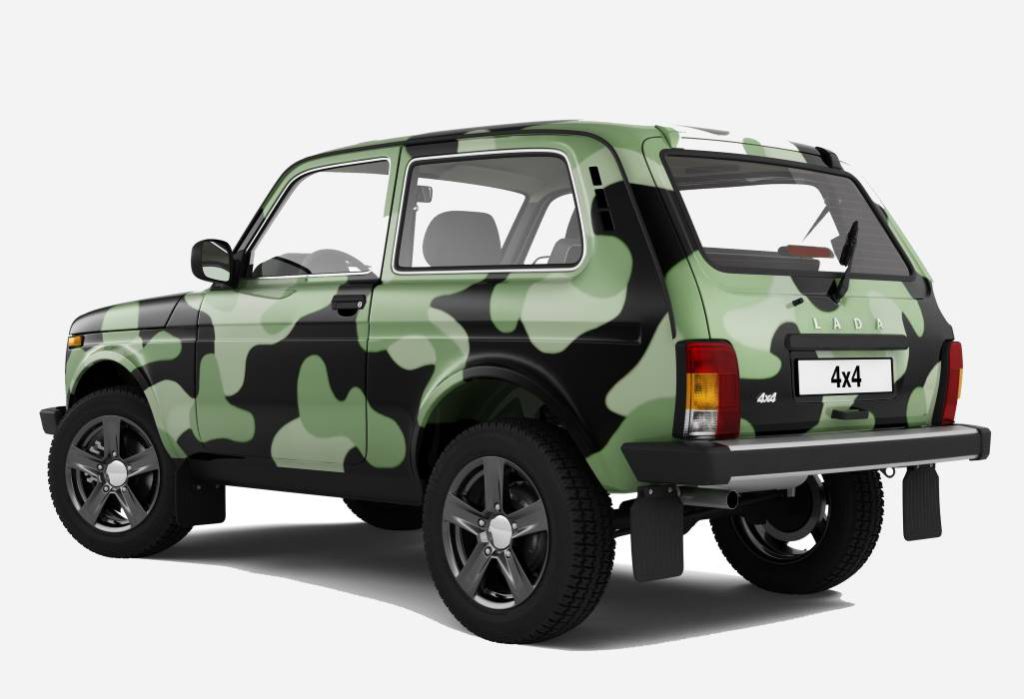 Камуфляжная Lada 4x4