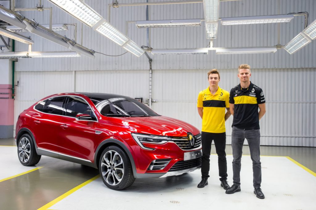 2020 Renault Arkana, Нико Хюлькенбург и Артем Маркелов