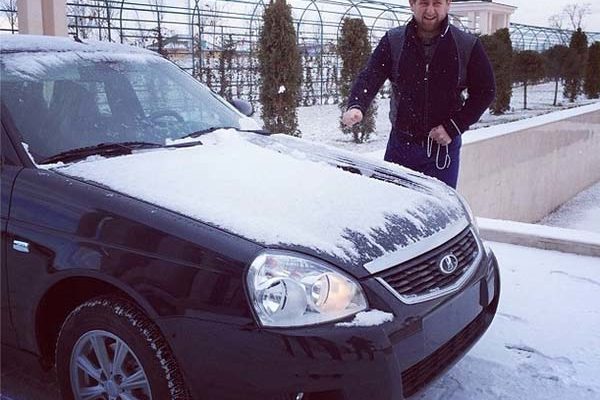 Рамзан Кадыров и его Lada Priora