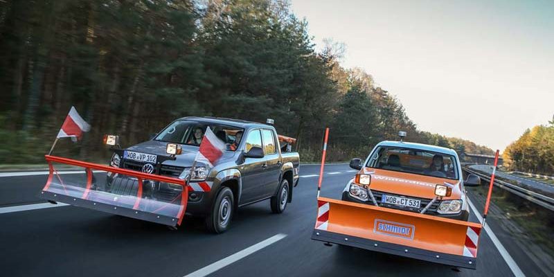 Volkswagen Amarok. Снегоуборщик