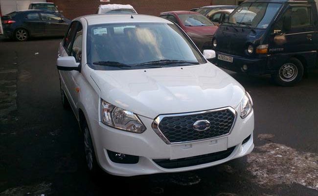 Седан Datsun для России (шпионское фото)