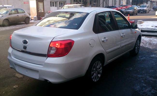 Седан Datsun для России (шпионское фото)