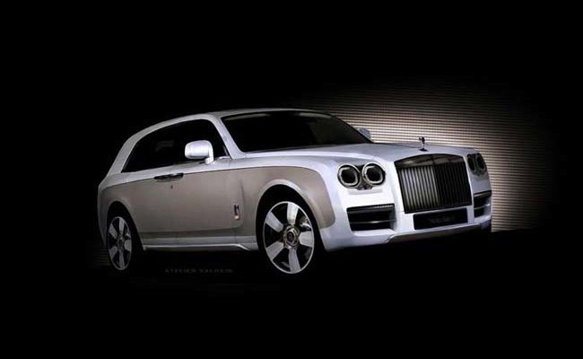 Rolls-Royce SUV, визуализация дизайнера Лутца Вальдега