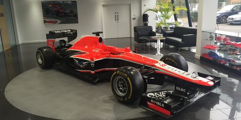 Фабрика Marussia F1 в Банбери, Оксфордшир, Англия