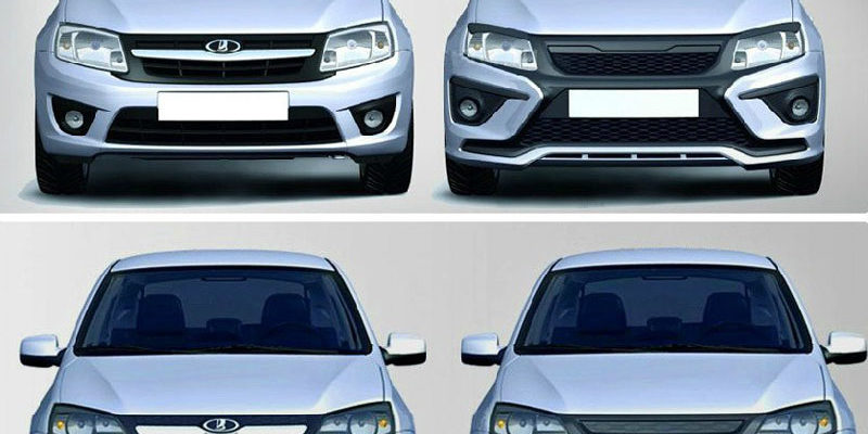 "Юролтюнинг": Бампер Xray для Lada Granta и Lada Kalina
