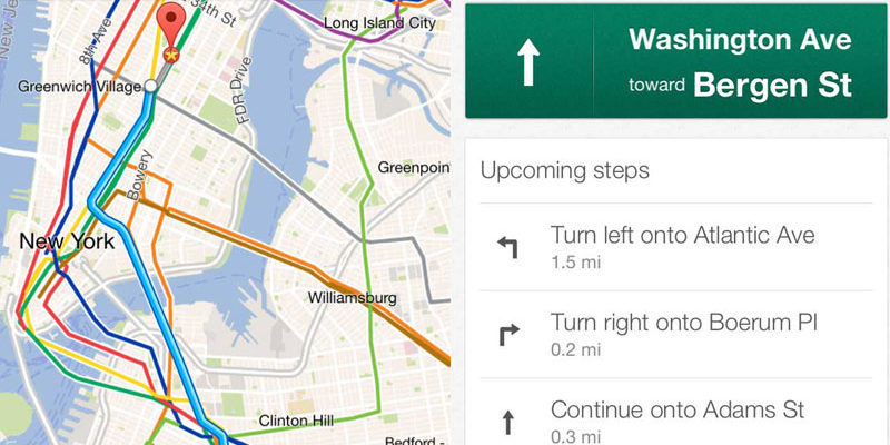 Google Maps, пробки
