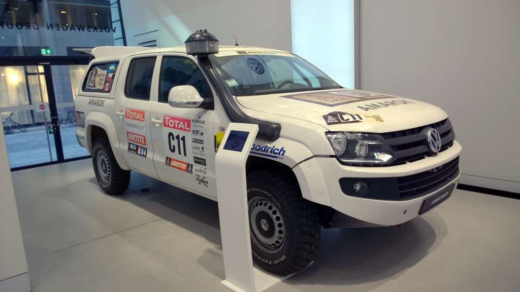 VW Amarok, машина сопровождения "Ралли Дакар", Volkswagen Forum DRIVE, Берлин