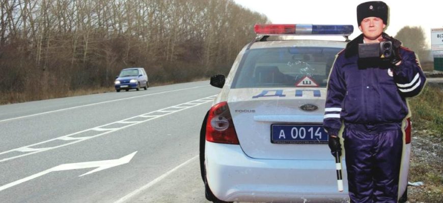 Картонный "гаишник" (ГИБДД)