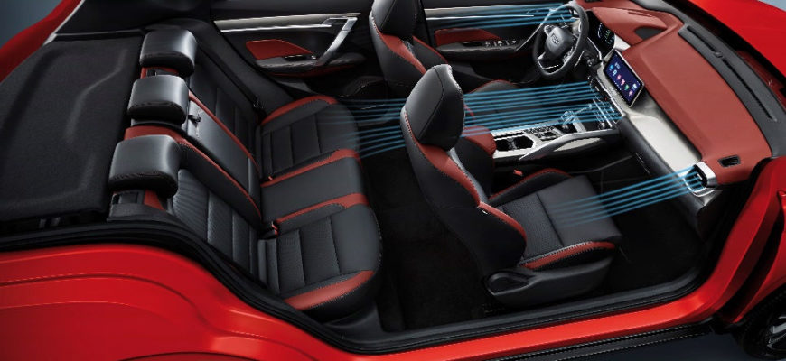 Система вентиляции Geely Coolray