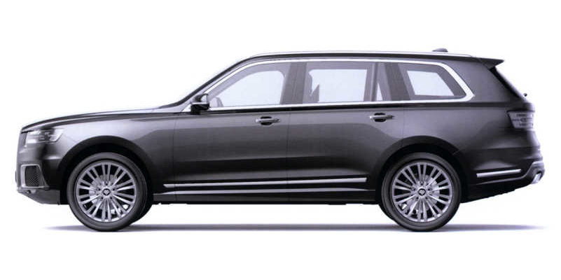 Aurus Komendant (патентные изображения)