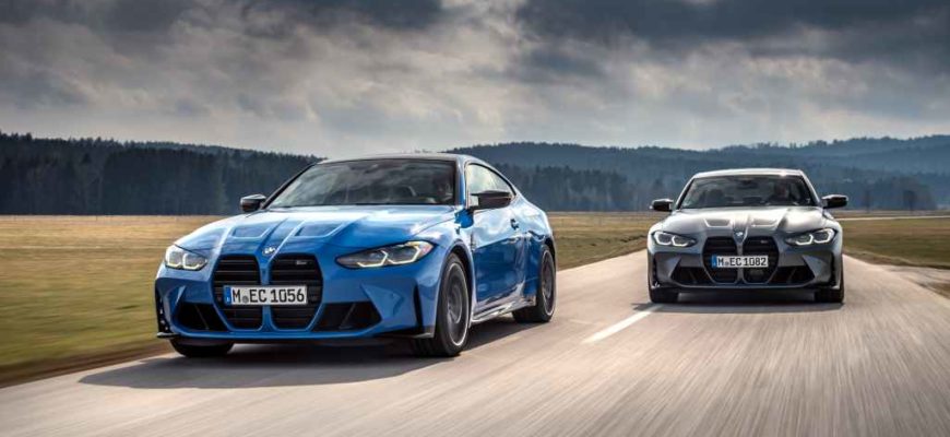 2022 BMW M3 Competition M xDrive и 2022 BMW M4 Competition Coupe M xDrive
