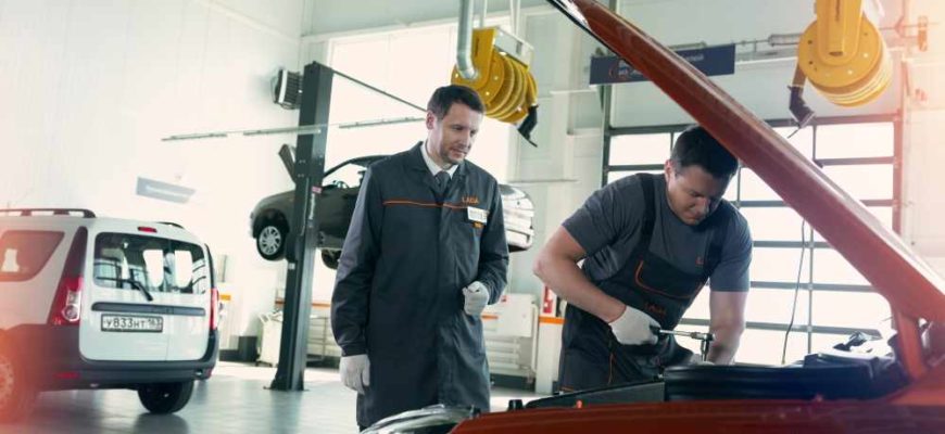 Ремонт (сервис) автомобиля Lada