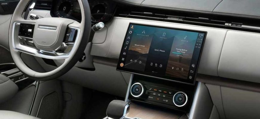 2022 Range Rover. Мультимедийная система Pivi Pro