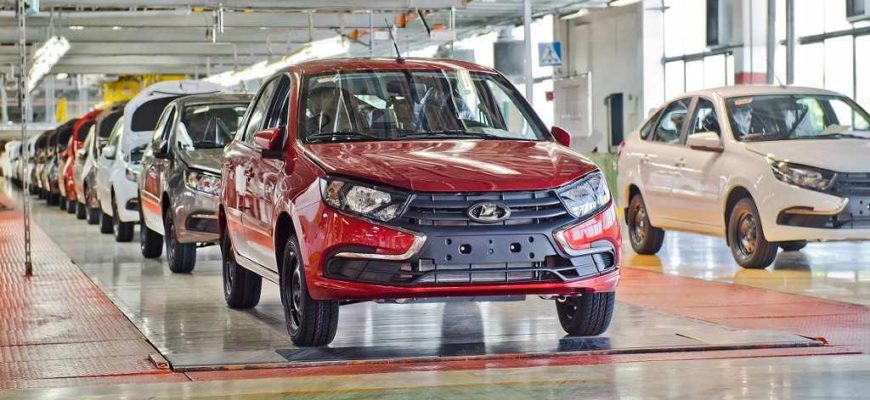 Производство Lada Granta на Волжском автозаводе (АВТОВАЗ)