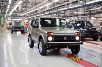 Производство автомобилей Lada Niva Legend на Волжском автозаводе