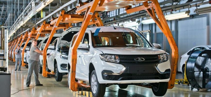 Производство Lada Largus на Волжском автозаводе, Тольятти