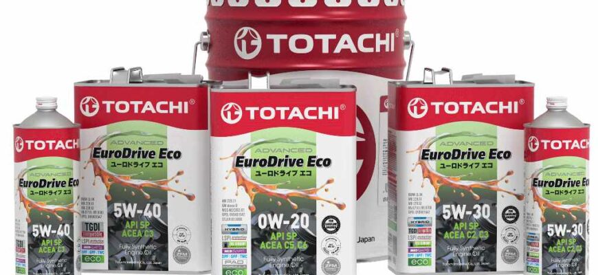 Моторные масла EuroDrive марки Totachi