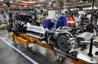 Производство автомобилей на заводе "ПСМА Рус" в Калуге, декабрь, 2023