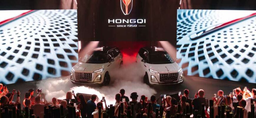 Российская премьера Hongqi HS3 второго поколения в Москве