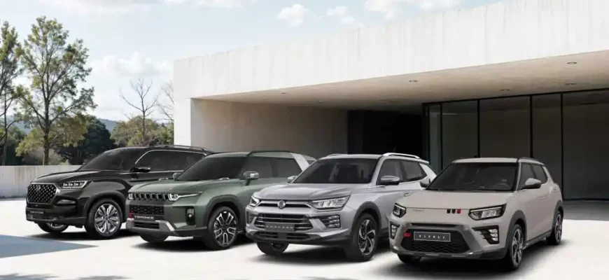 Модельный ряд KGM в России