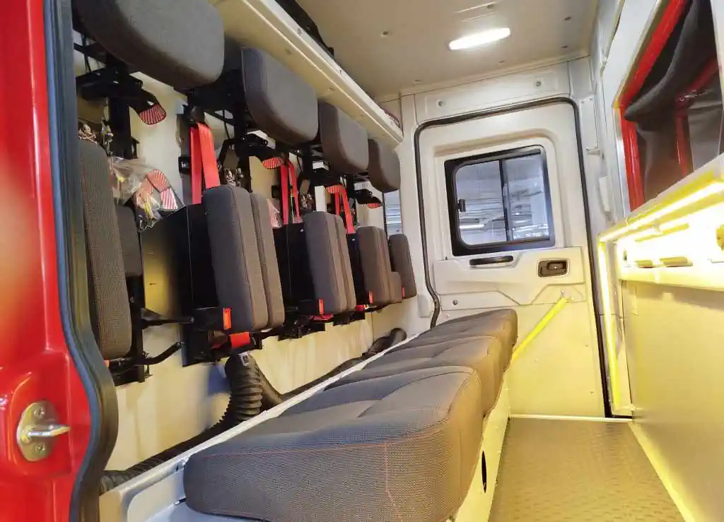 Валдай 12. Пожарная машина