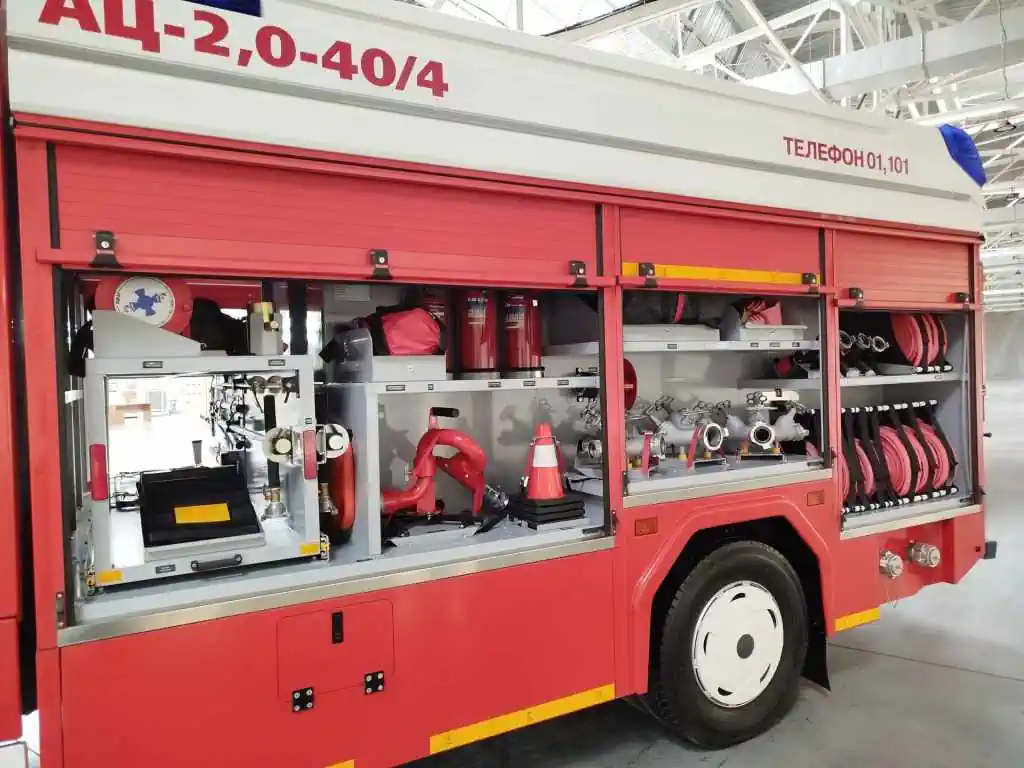 Валдай 12. Пожарная машина